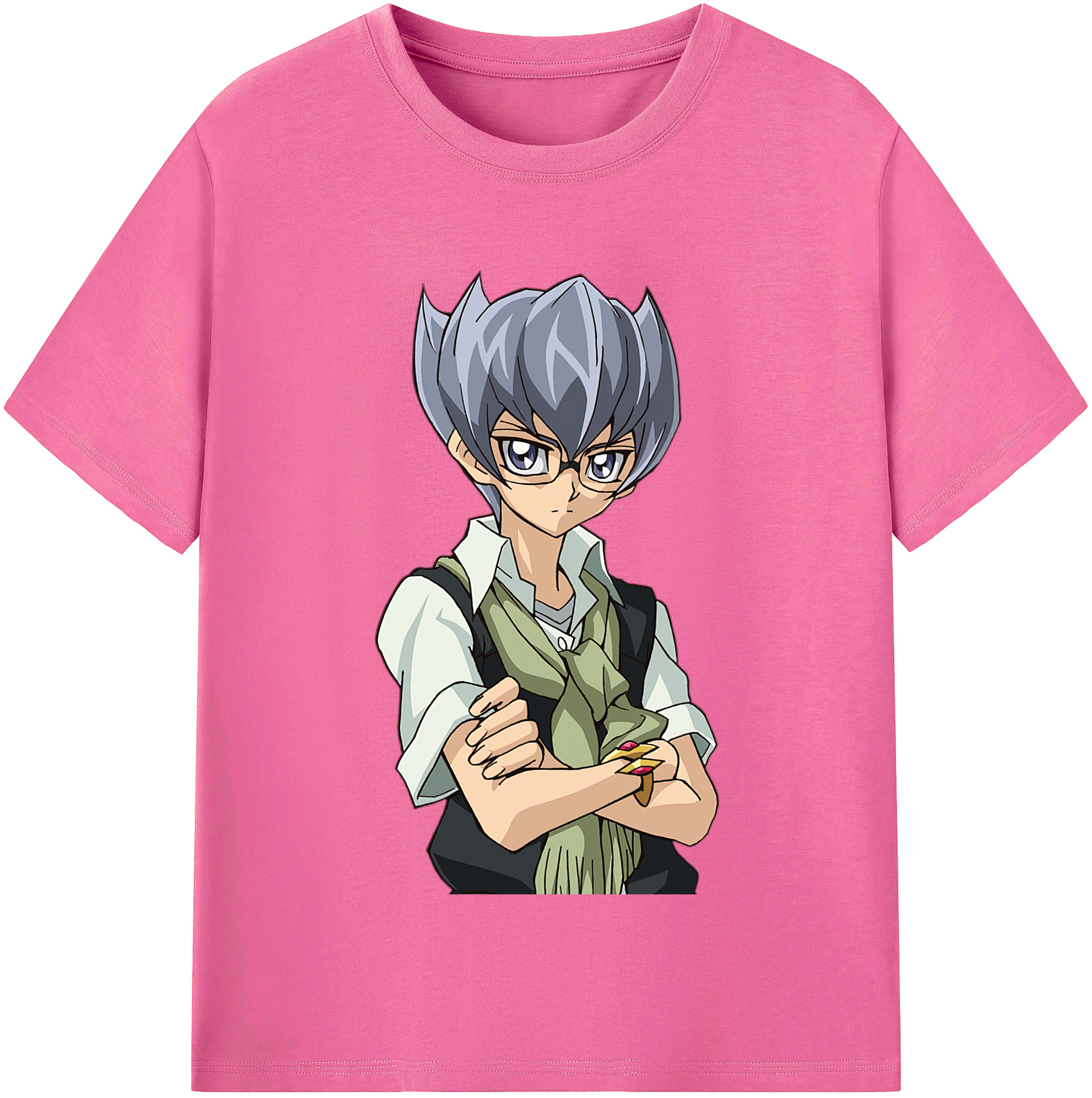 （画像用） 遊☆戯☆王 Yu-Gi-Oh! レディースカジュアルプリントTシャツ（綿100％）